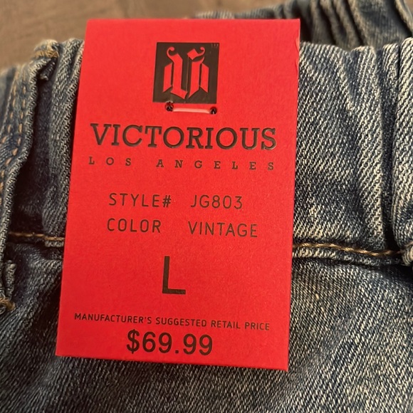 BRAND NEW NEVER WORN. Mens Victorious Los Angeles Jogger Jeans - Picture 3 of 4